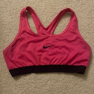 Pink & Black Nike Sports Bra Size M
